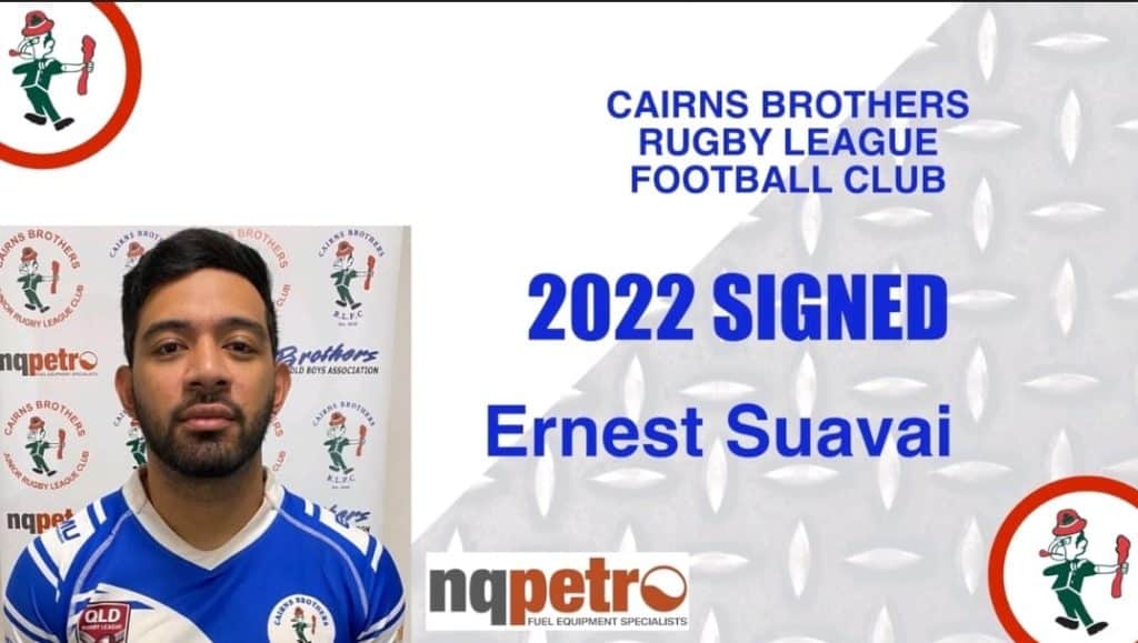 Ernest Suavia signed to Cairns Brothers RLFC