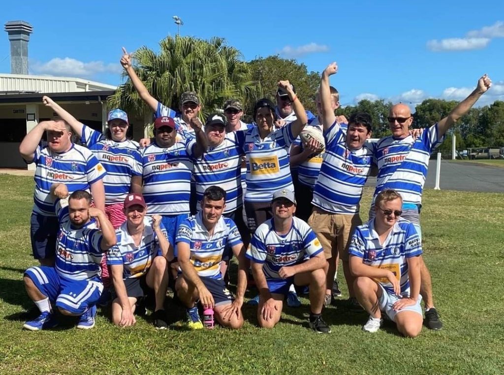 Players celebrating success at All Abilities Day