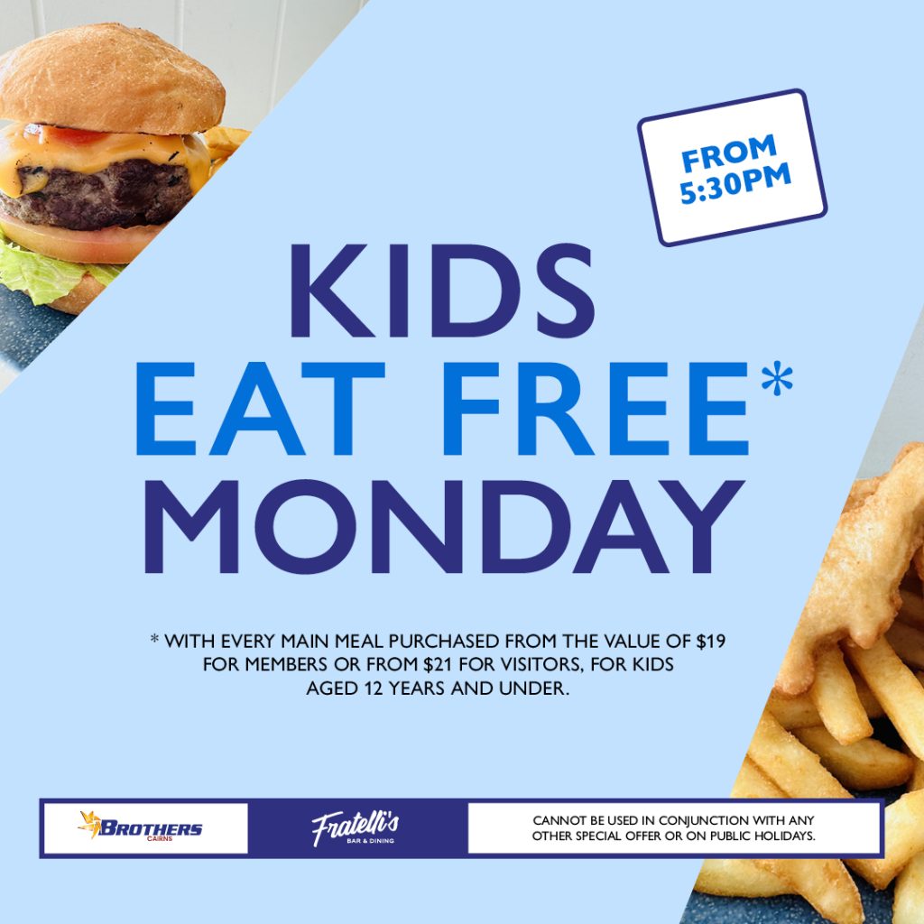 Kids Eat Free Monday at Fratelli's