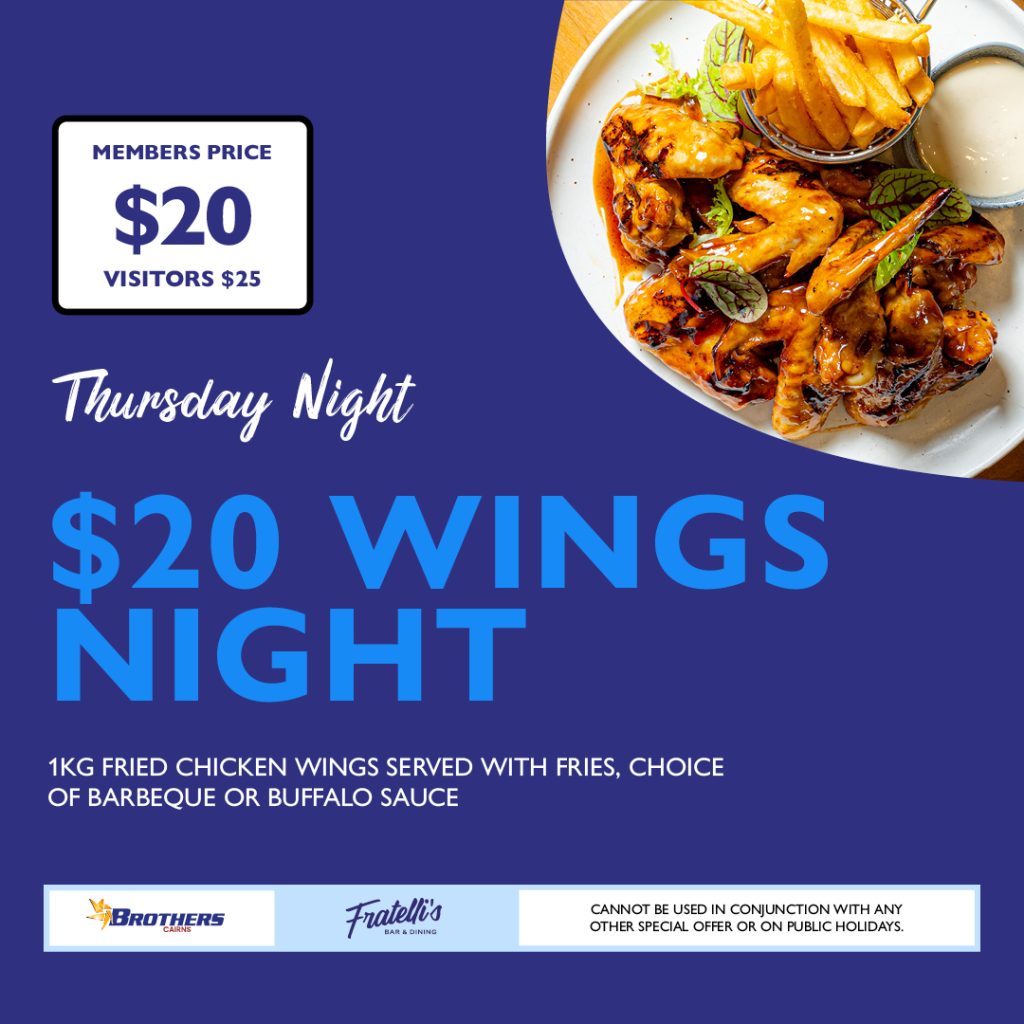 $20 Wings Night at Fratelli's