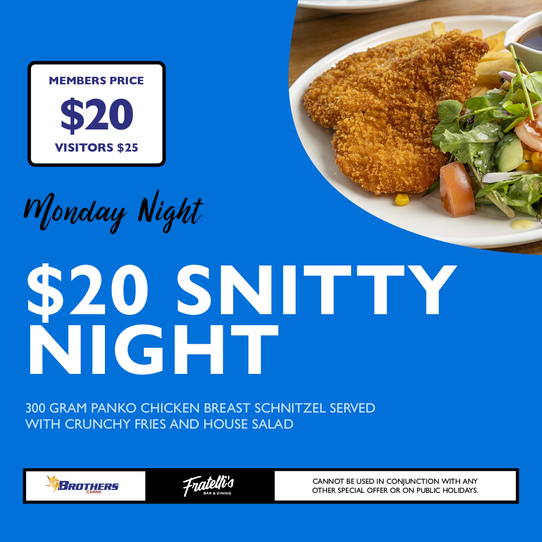 $20 Snitty Night at Fratelli's