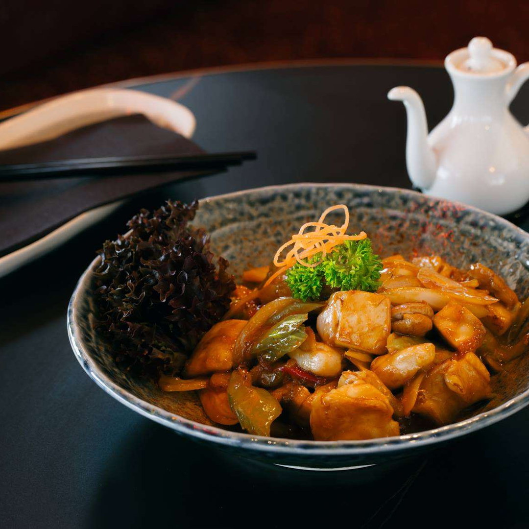 Asian dish served at Wok O'Clock Cairns